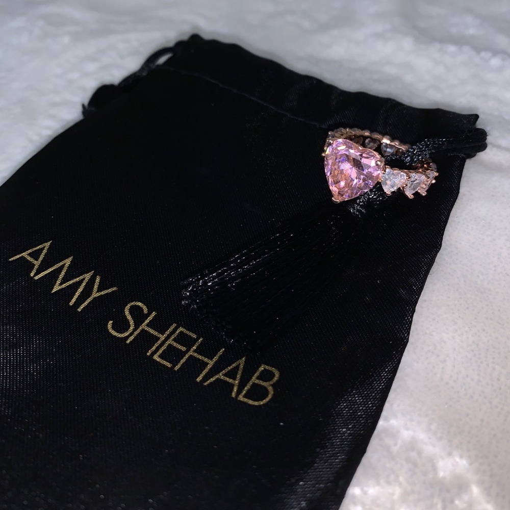 ALBI MARRY ME HEART RING PINK | AMY SHEHAB